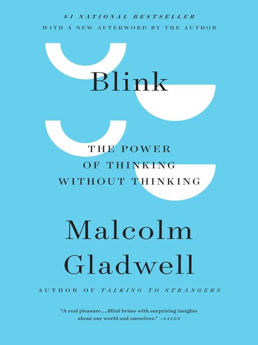 Title details for Blink by Malcolm Gladwell - Wait list